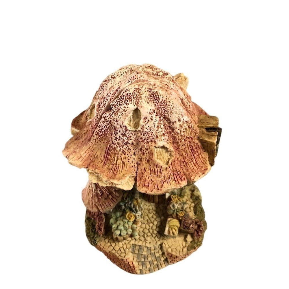 Vintage Toadstool Junction Mushroom House Figurine Hand-Painted 4" - Picture 4 of 4